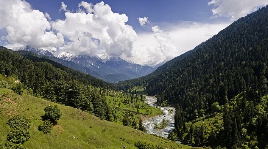 The green valley of Pahalgam