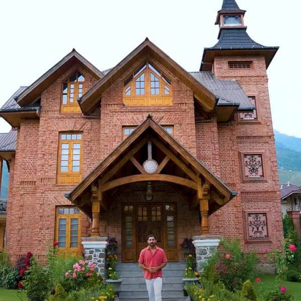 A Europe-style hotel in Srinagar